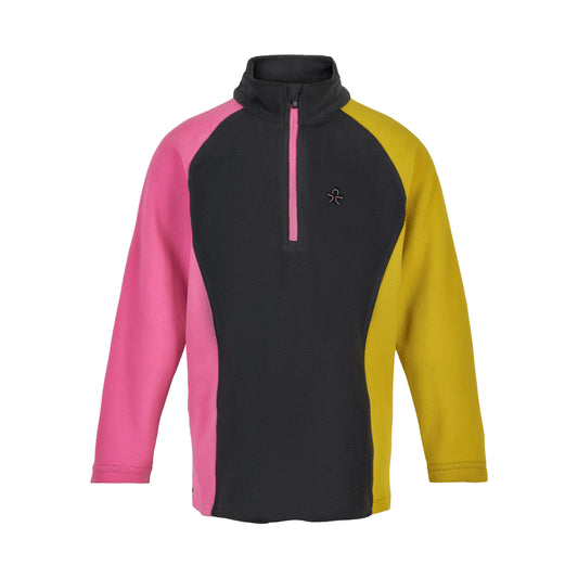 Color Kids Mädchen Fleecepullover Colourblock Phantom