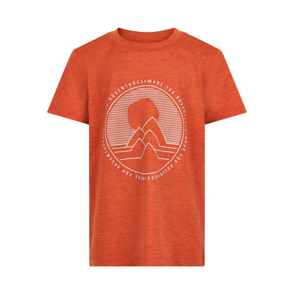 Color Kids Kurzarm Shirt Summer Fig orange