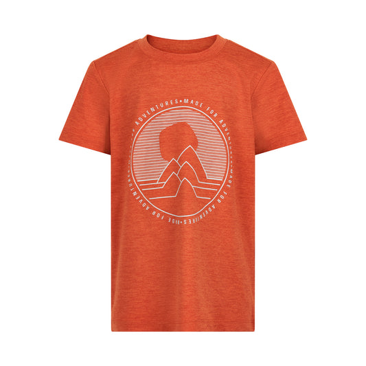 Color Kids Kurzarm Shirt Summer Fig orange