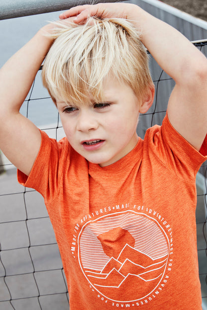 Color Kids Kurzarm Shirt Summer Fig orange
