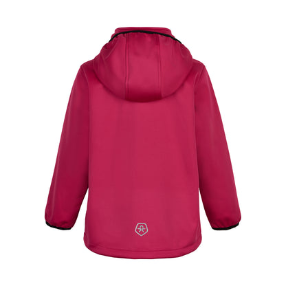 Color Kids Softshell Jacke Cerise