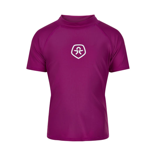 Color Kids Kurzarm UV-Schutz Shirt 50+ Festival Fuchsia
