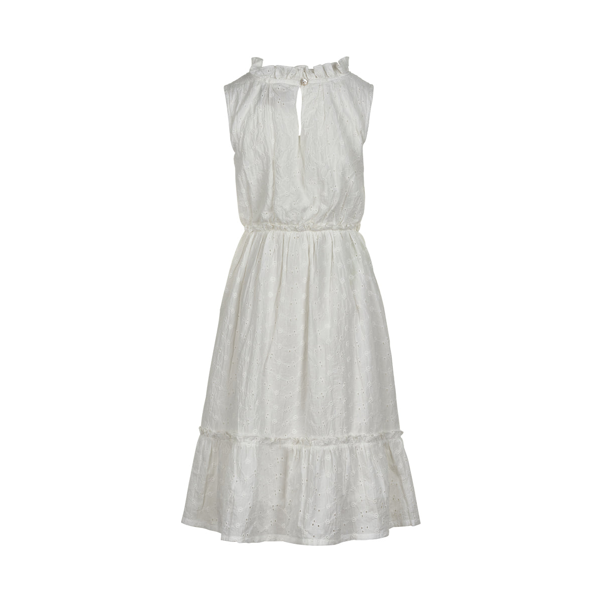 Creamie Kleid Embroidery Cloud lang