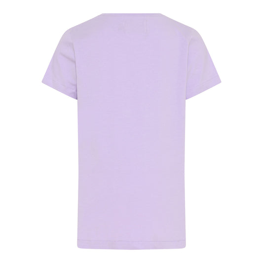 Creamie Kurzarm Shirt Fashion Pastel Lilac