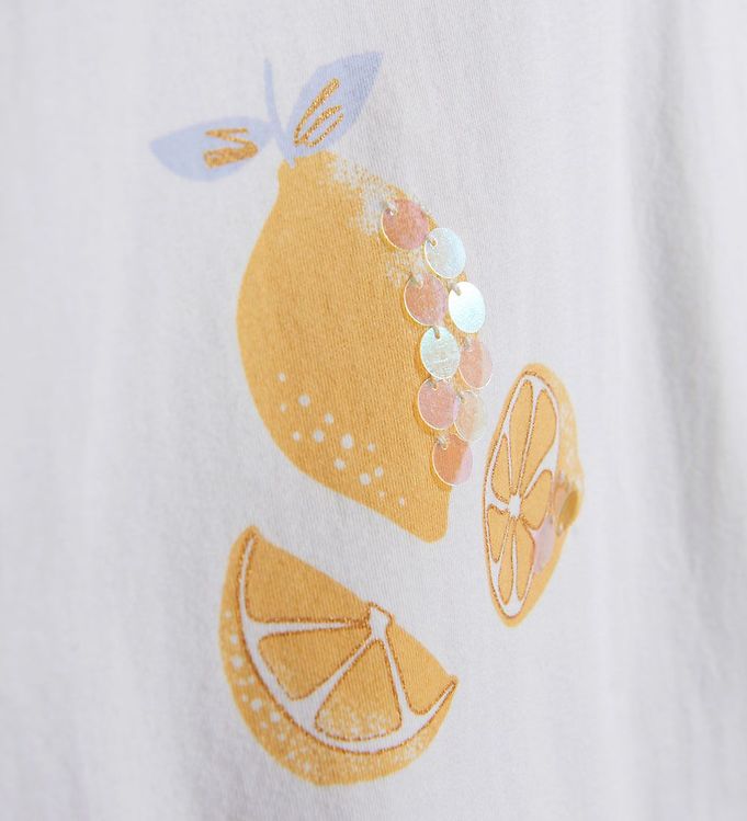 Creamie Kurzarm Shirt Zitrone Cloud