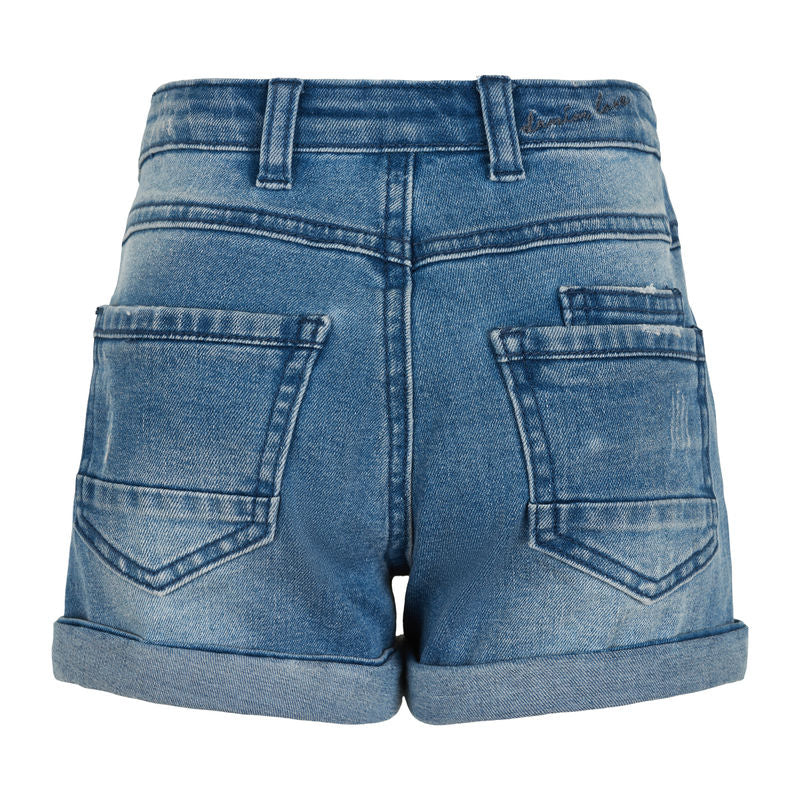Creamie Jeans Short Hot Pant Light Blue