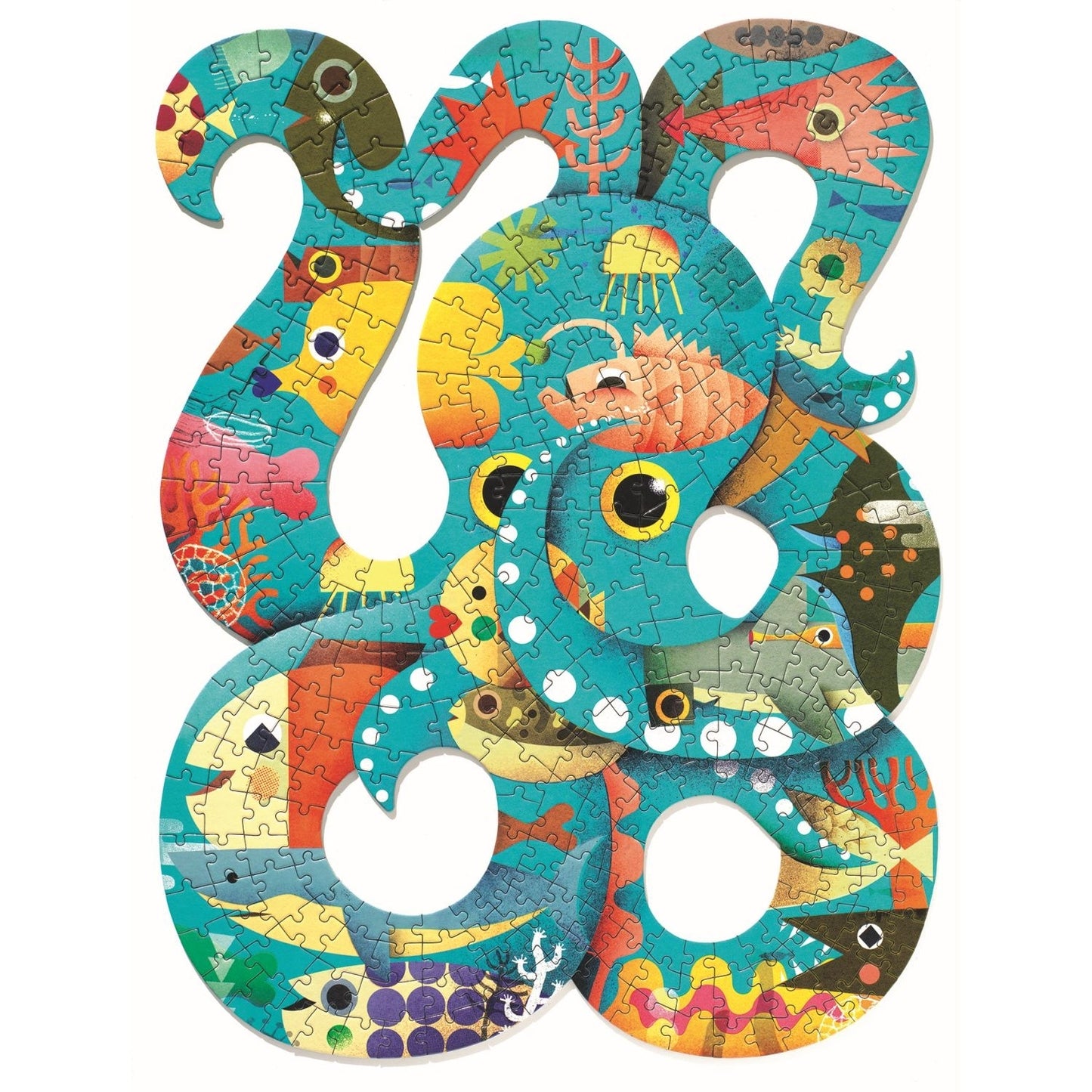 Djeco Puzzle PUZZ'Art Oktopus - 350 Teile