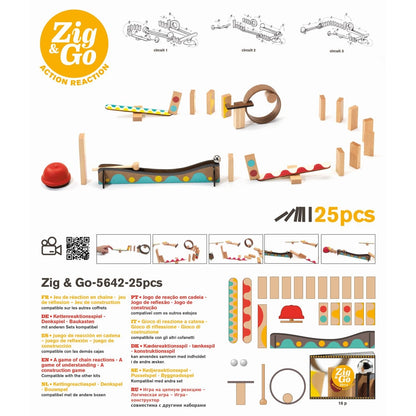 Djeco Zig & Go Kugelbahn - 25 Teile