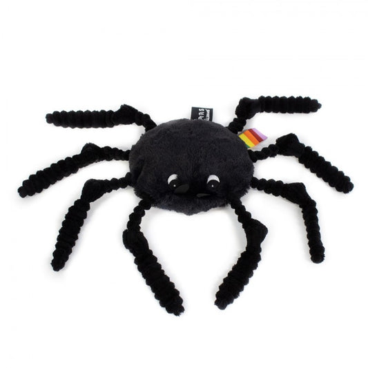 Les Déglingos Ptipotos Spinne schwarz