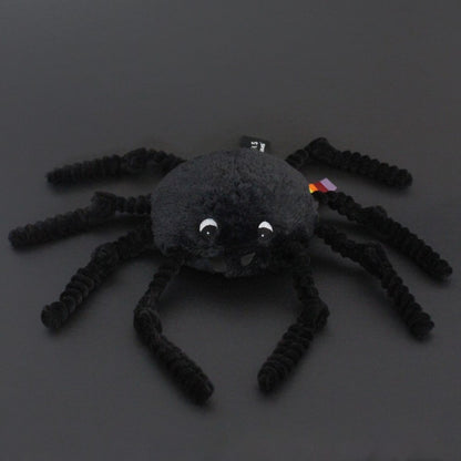 Les Déglingos Ptipotos Spinne schwarz