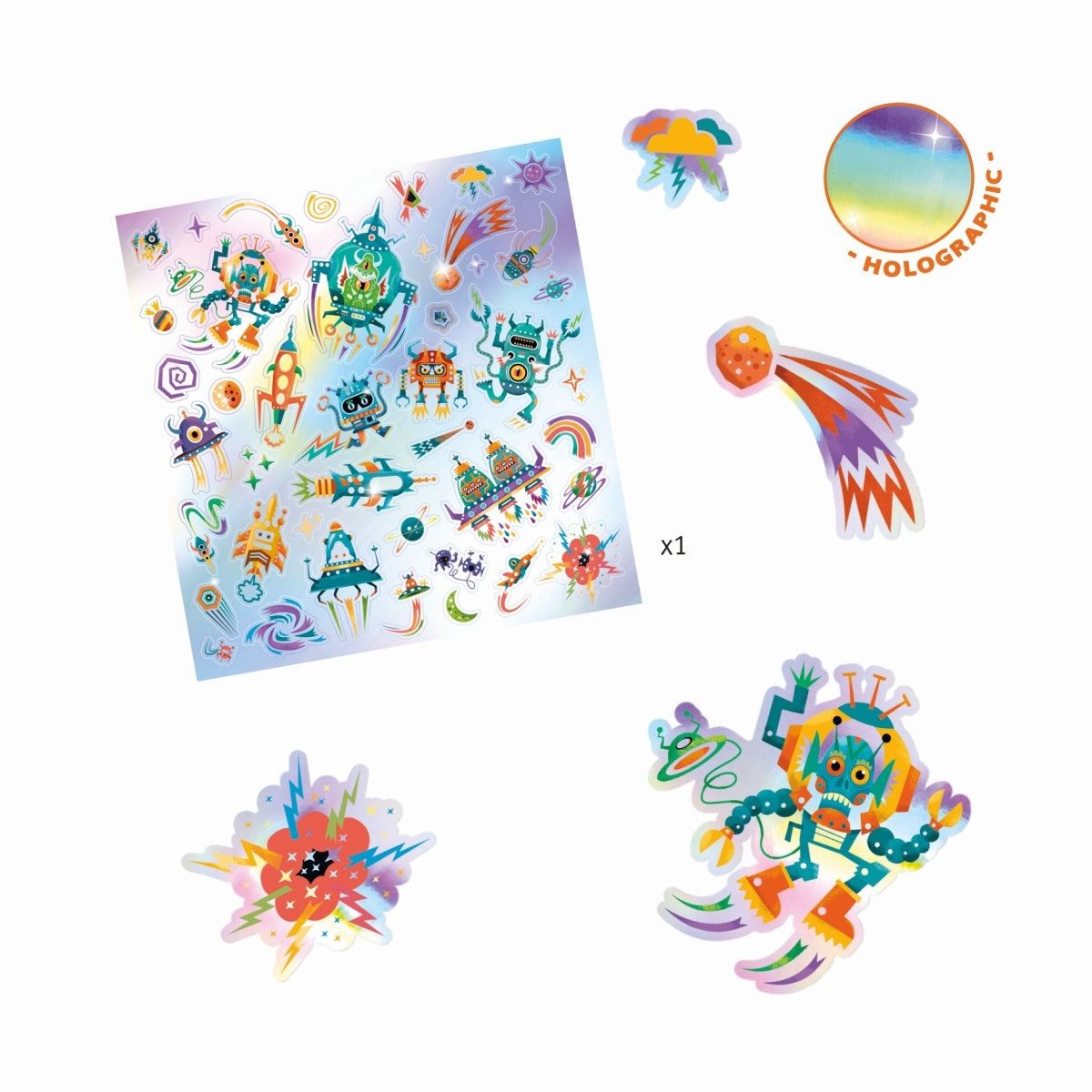 Djeco Sticker Intergalaktisch