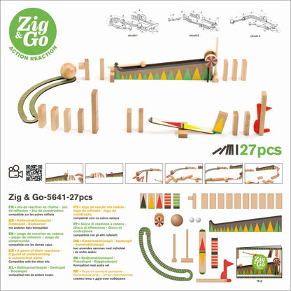 Djeco Zig & Go Kugelbahn - 27 Teile