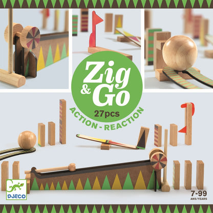 Djeco Zig & Go Kugelbahn - 27 Teile