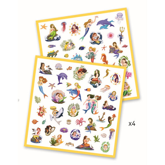 Djeco Sticker Meerjungfrauen