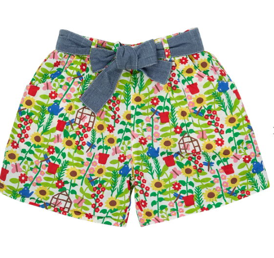 Frugi Rosalie Wendeshort Allotment/Chambray