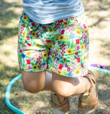 Frugi Rosalie Wendeshort Allotment/Chambray