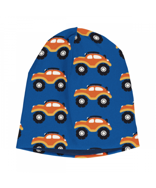maxomorra Beanie Mütze Velour NORDIC CAR