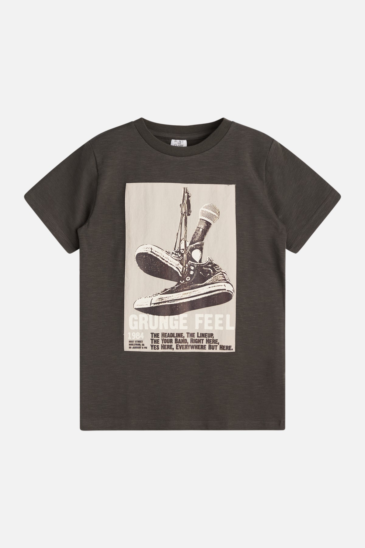 Hust & Claire Alwin Kurzarm Shirt Schuhe Black sand