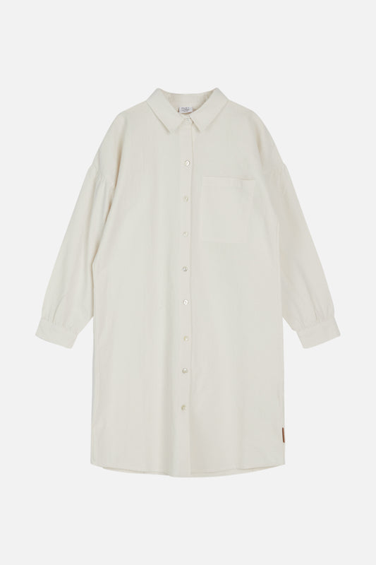 Hust & Claire Kamille Kleid White sand