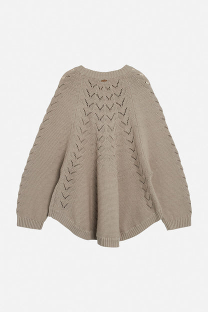 Hust & Claire Puk Poncho Sandstorm