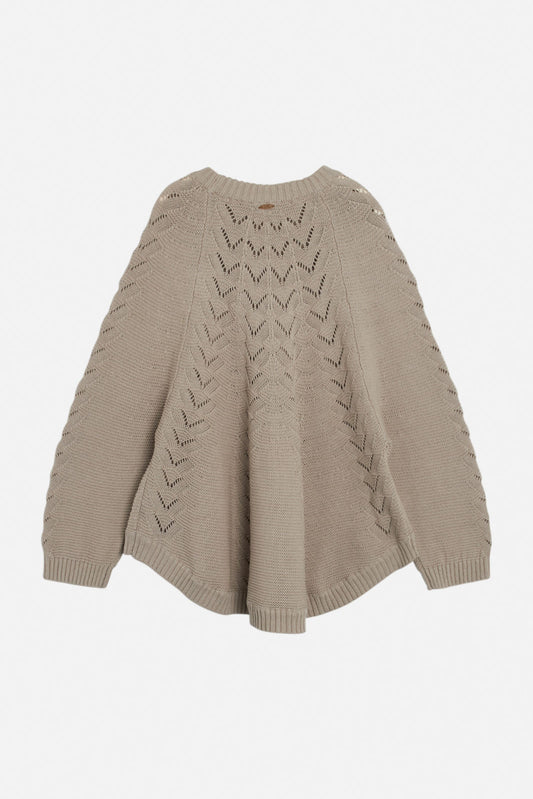 Hust & Claire Puk Poncho Sandstorm
