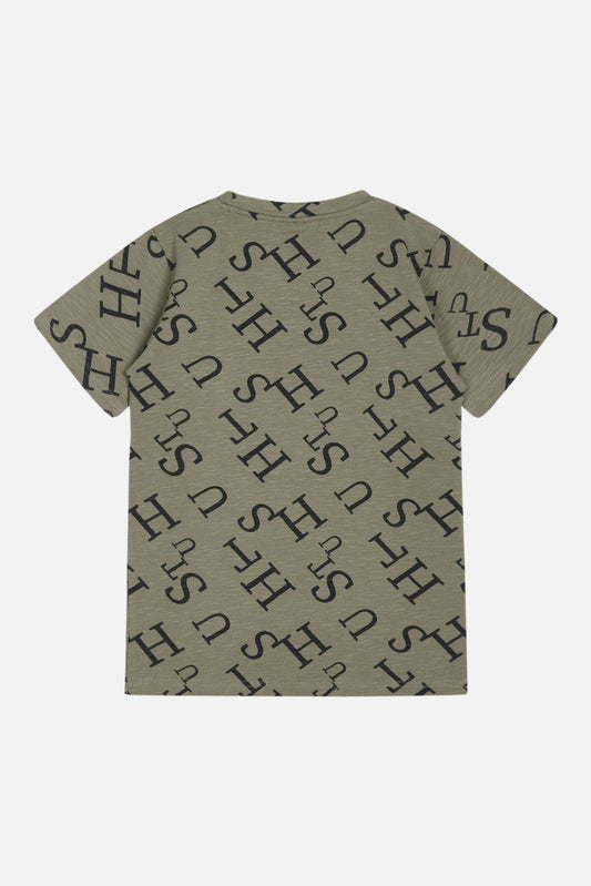 Hust & Claire Adam Kurzarm Shirt Kale green