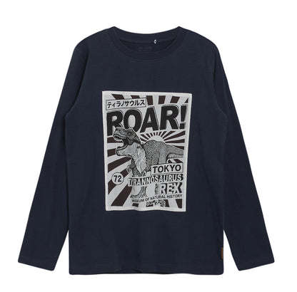 Hust & Claire Adam Langarm Shirt Navy ROAR