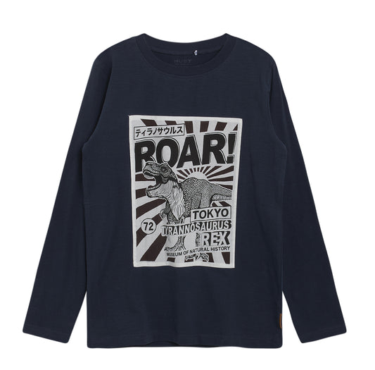 Hust & Claire Adam Langarm Shirt Navy ROAR