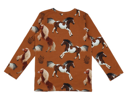 Walkiddy Langarm Shirt Joyful Horses