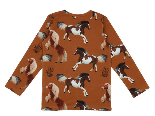 Walkiddy Langarm Shirt Joyful Horses