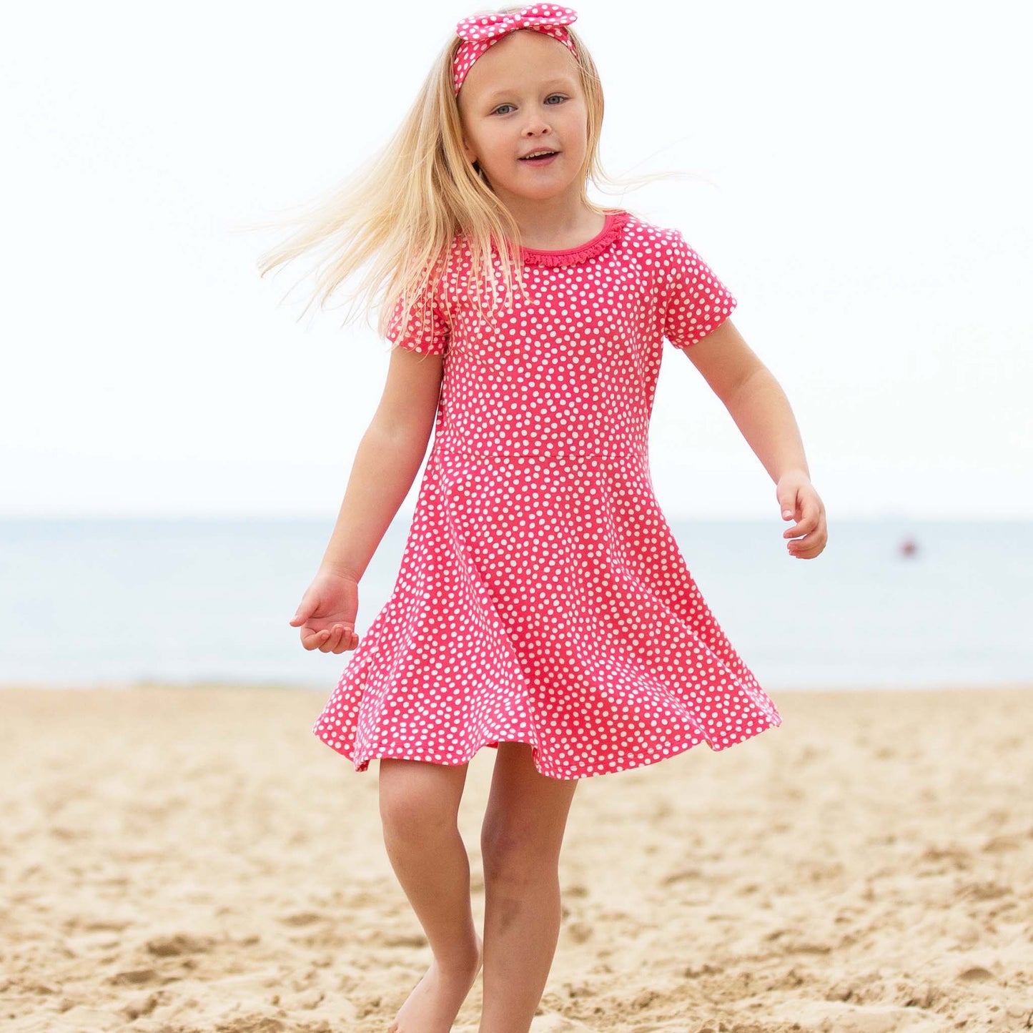 KITE Dotty Skater Dress Drehkleid rot