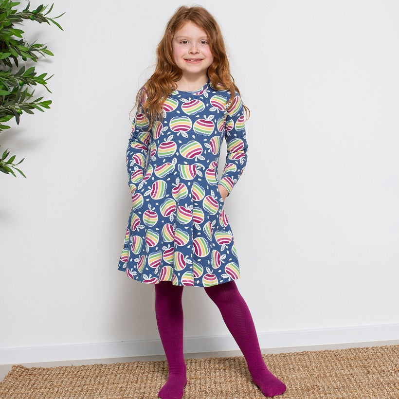 KITE Rainbow Apple Skater Dress Langarm