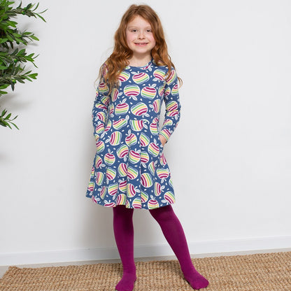 KITE Rainbow Apple Skater Dress Langarm