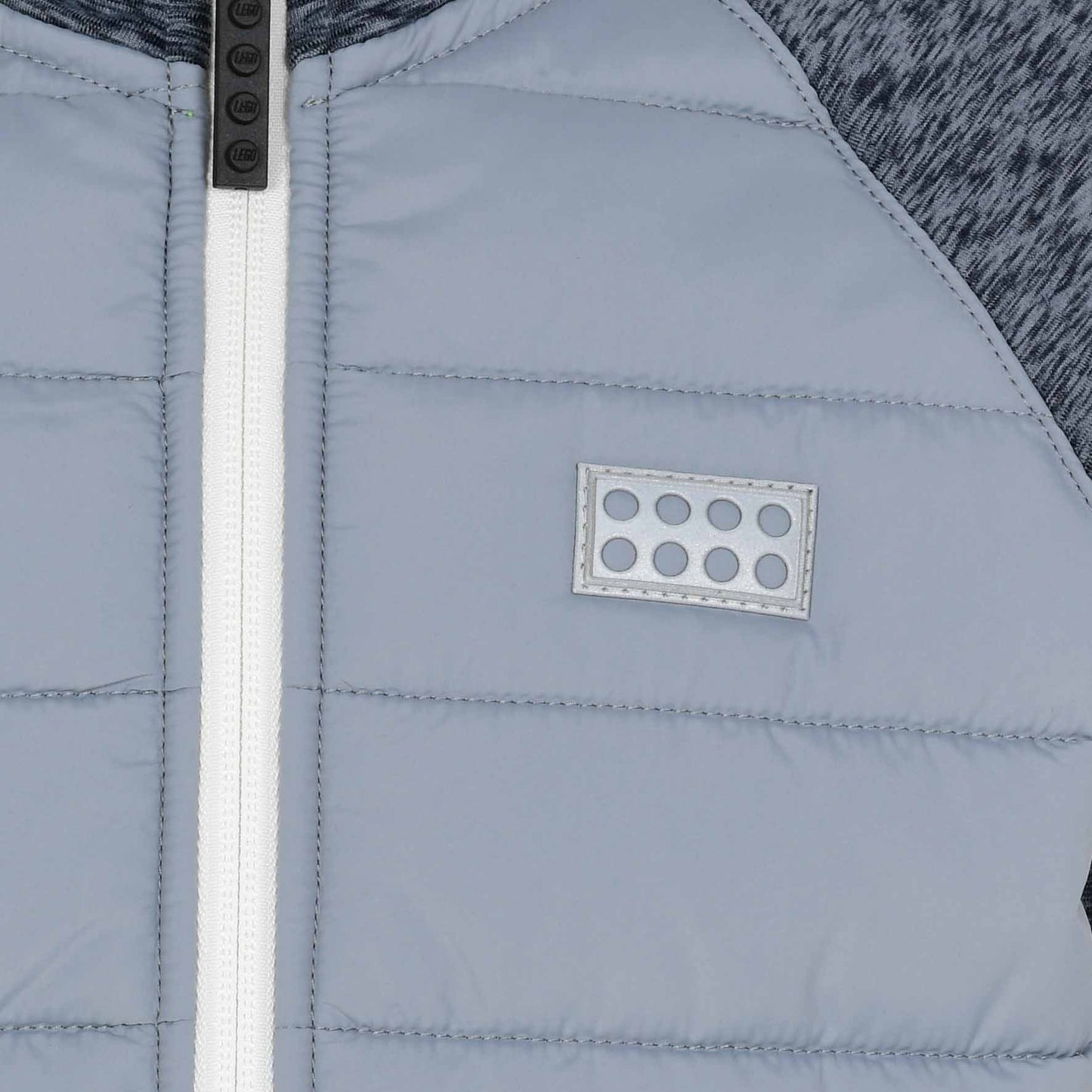 LEGO Fleecejacke LWSKY 205 grau-gelb
