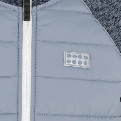 LEGO Fleecejacke LWSKY 205 grau-gelb