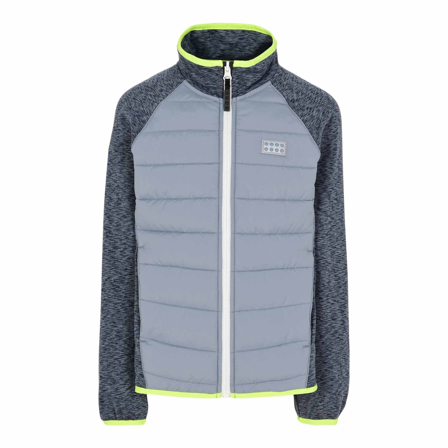 LEGO Fleecejacke LWSKY 205 grau-gelb
