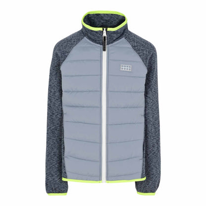 LEGO Fleecejacke LWSKY 205 grau-gelb