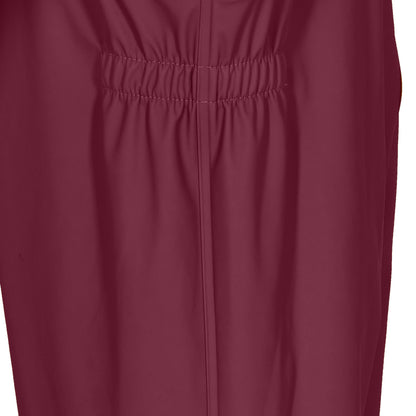 LEGO Fleece gefütterte Regenhose mit Latz LWPUELO 703 bordeaux