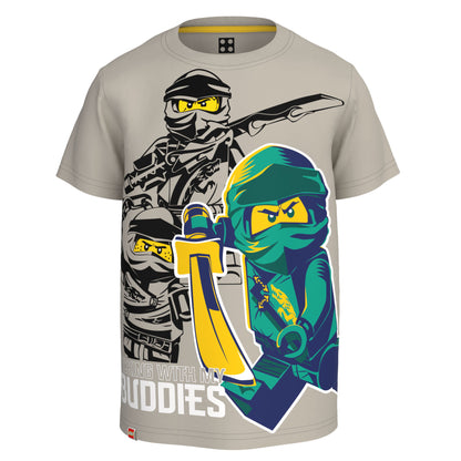 LEGO Ninjago Kurzarm Shirt M12010385 warm grey