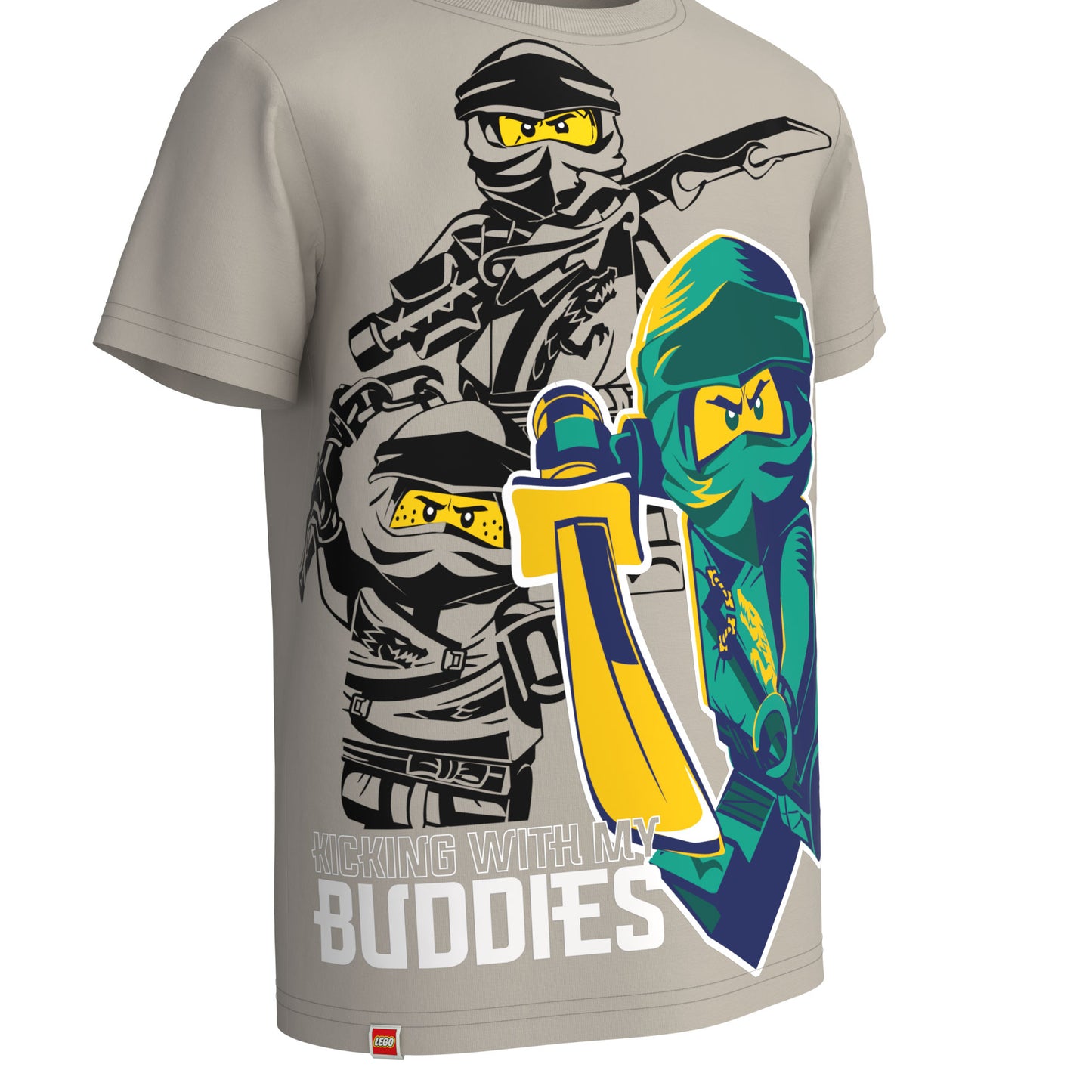 LEGO Ninjago Kurzarm Shirt M12010385 warm grey