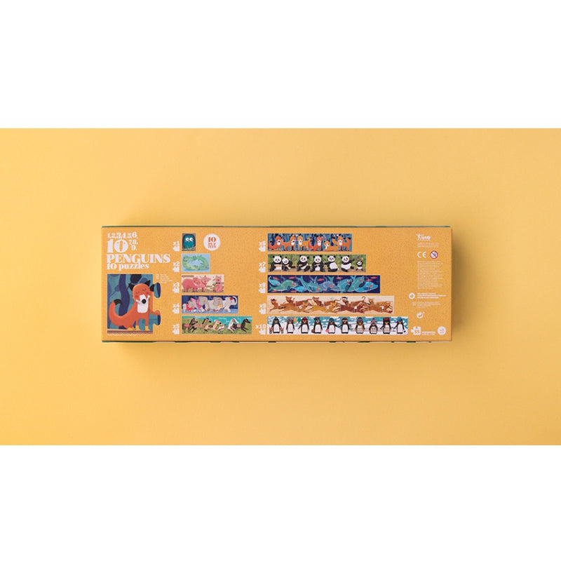 londji Puzzle - 10 Penguins