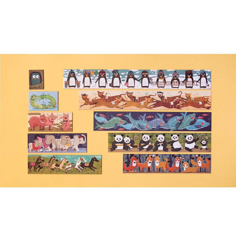 londji Puzzle - 10 Penguins
