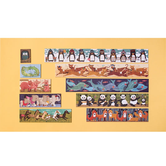 londji Puzzle - 10 Penguins