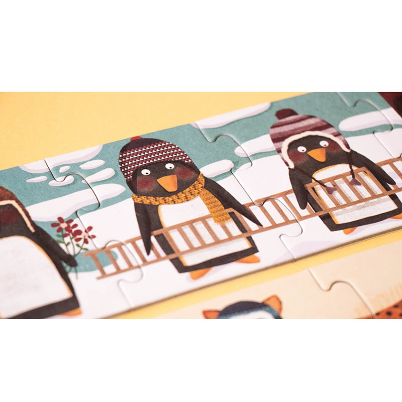 londji Puzzle - 10 Penguins