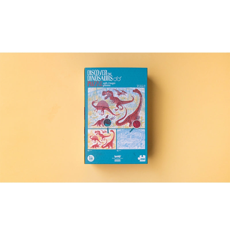 londji Puzzle - Discover the Dinosaurs (200 Teile)