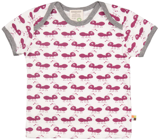 Loud+Proud Kurzarm Shirt Ameise orchid