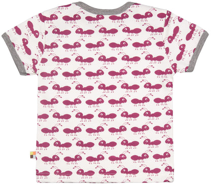 Loud+Proud Kurzarm Shirt Ameise orchid