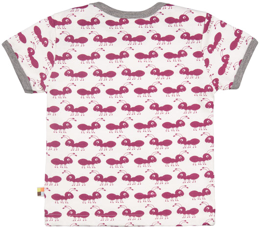 Loud+Proud Kurzarm Shirt Ameise orchid