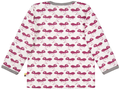 Loud+Proud Langarm Shirt Ameise Orchid