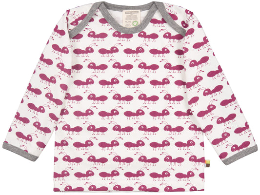 Loud+Proud Langarm Shirt Ameise Orchid